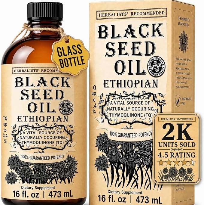 Ethiopian Black Seed Oil on Amazon